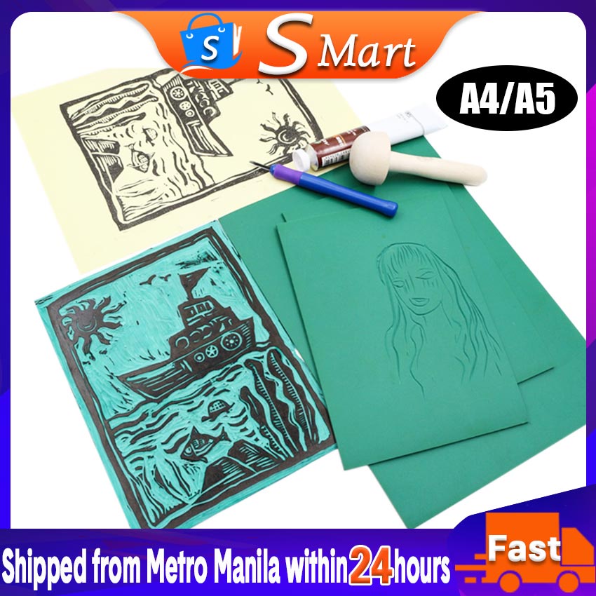 【Soyamart】A4 A5 Laser Rubber Stamp Sheet 2.3/3mm Engraving Pad For ...