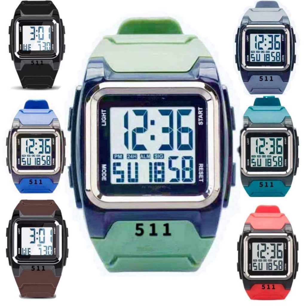 [HS] NEW SQUARE DIGITAL FASHION WATCH (UNISEX) | Shopee Philippines