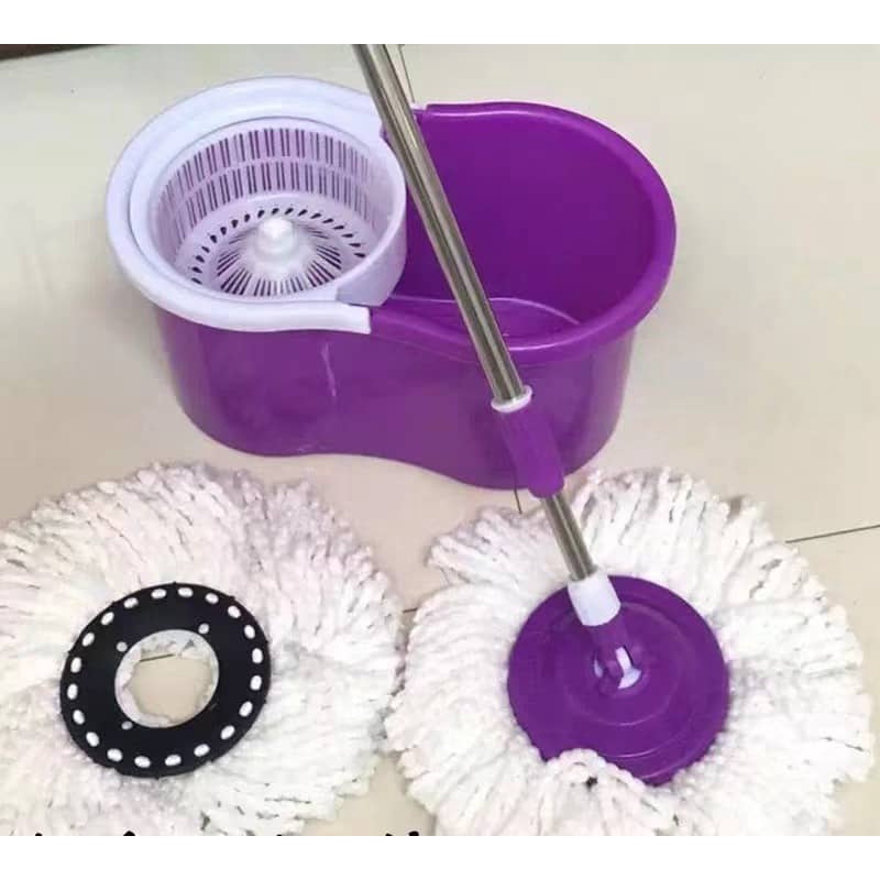 WDHOMEDECOR Spin Mop with Spinner and Bucket Magic Tornado Mop 360