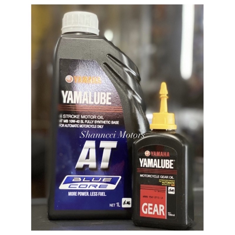 YAMALUBE BLUE CORE 1L WITH YAMALUBE GEAR OIL SET | Shopee Philippines