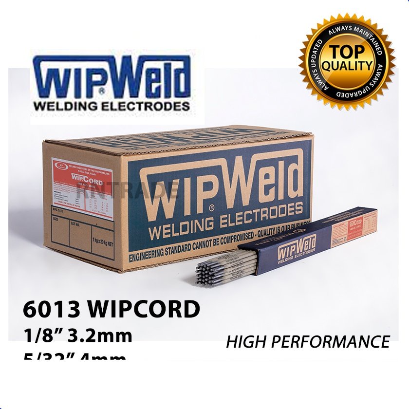 WIPCORD WIPWELD Welding Rod 6013 1/8 inch 3.2mm / 6013 5/32 inch 4mm