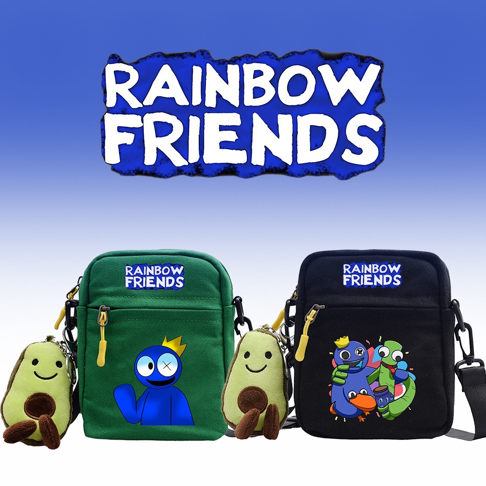 ROBLOX Rainbow Friends schoolbag diagonal bag fourcolor printing small