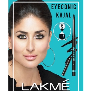 Lakme Eyeconic Kajal Deep Black Colour WaterprooF Shopee Philippines
