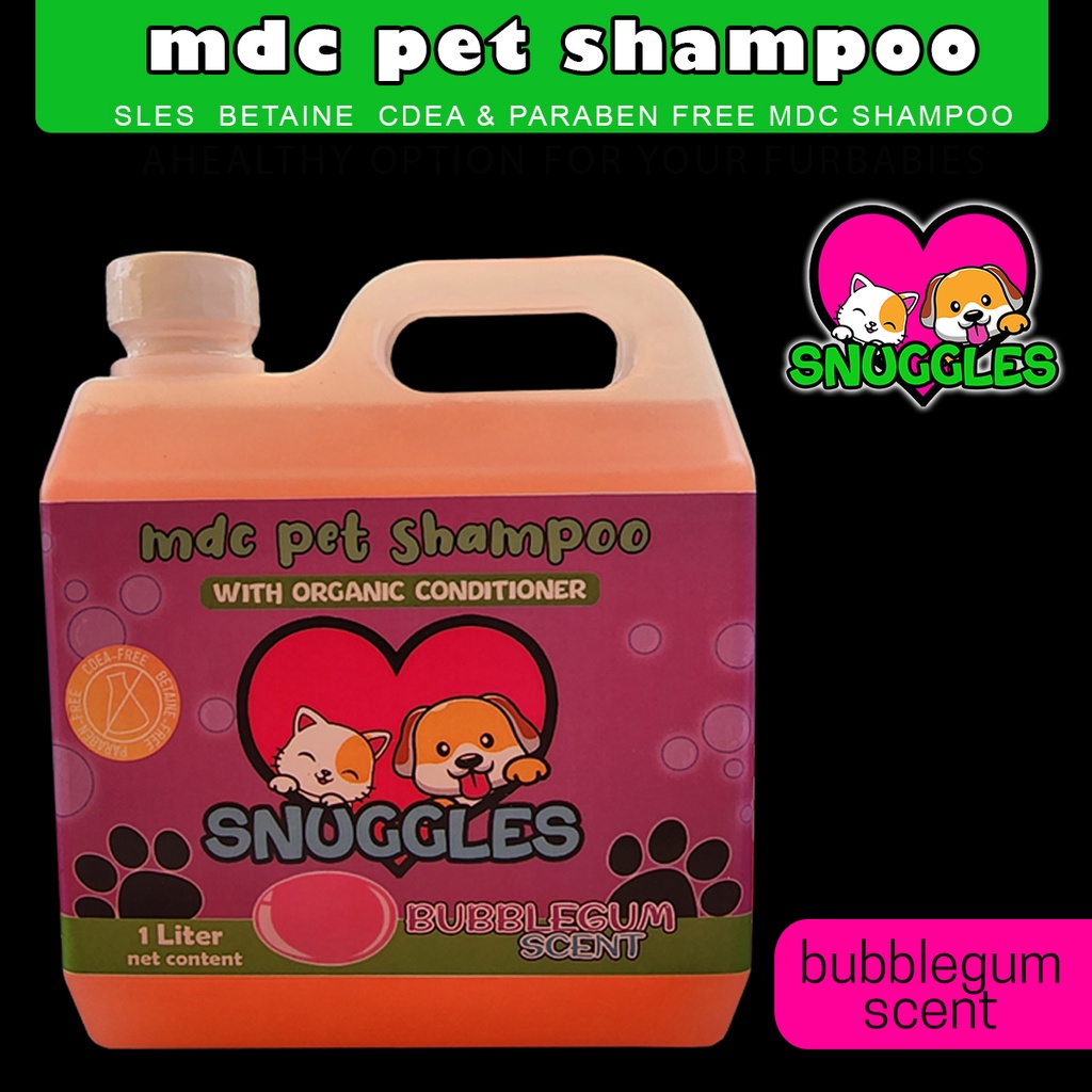 DOG AND CAT SHAMPOO CONDITIONER BUBBLEGUM SCENT 1 LITER