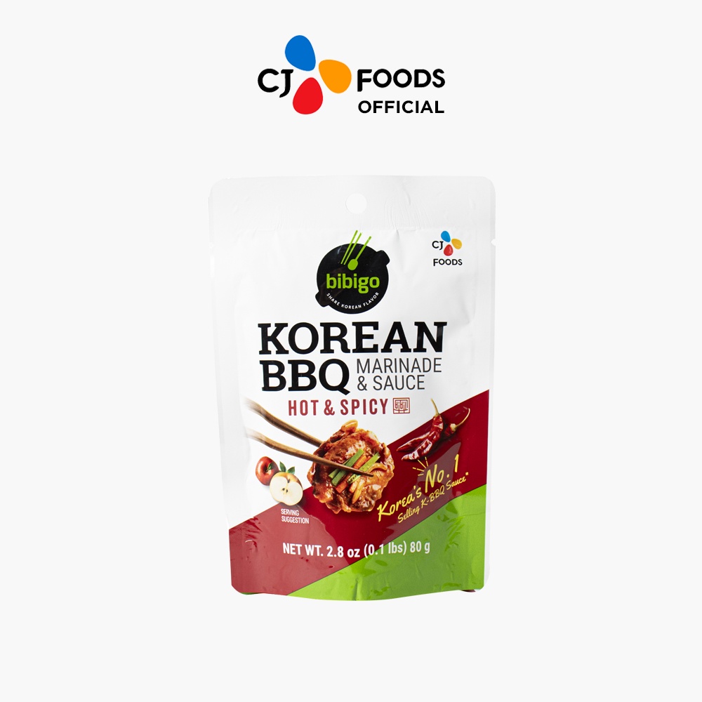 CJ BIBIGO KOREAN BBQ SAUCE HOT SPICY 80G Shopee Philippines
