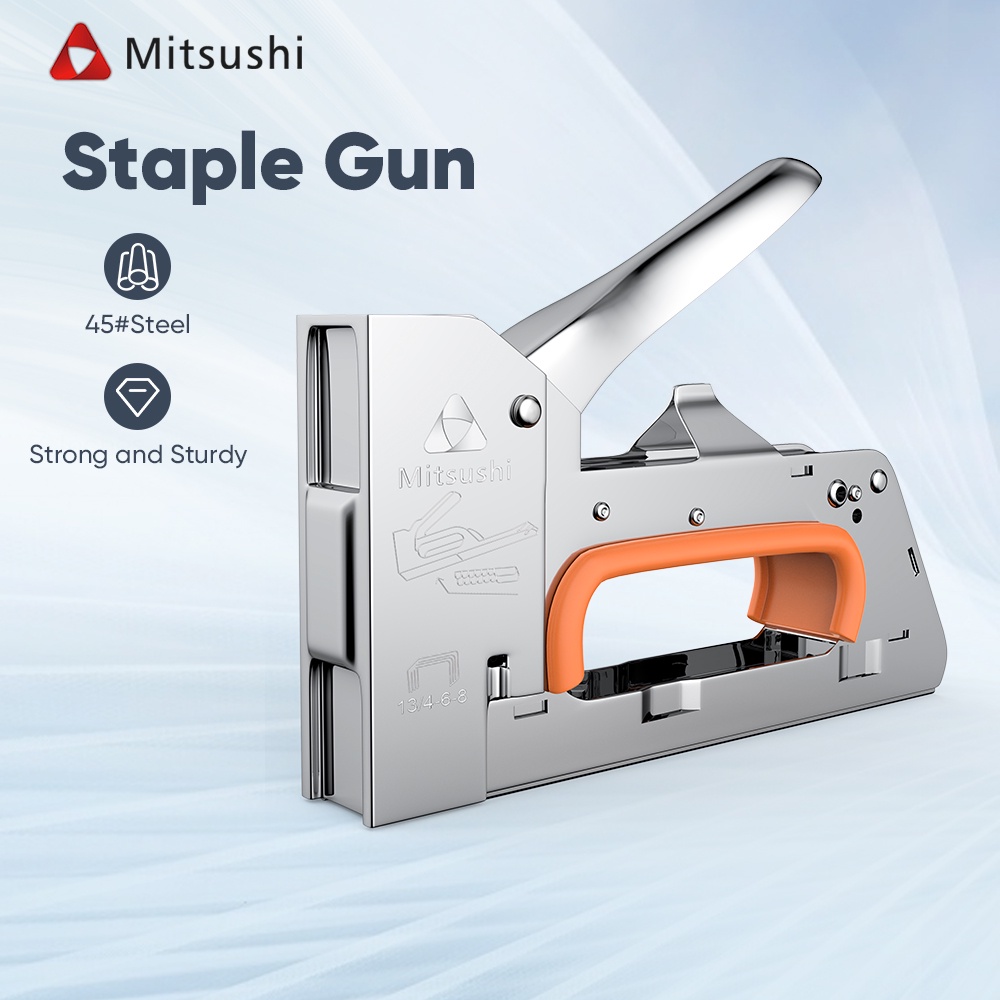 Mitsushi Staple Gun Tacker Heavy Dutywidth 10mmlength8mm Gun Tacker Shopee Philippines