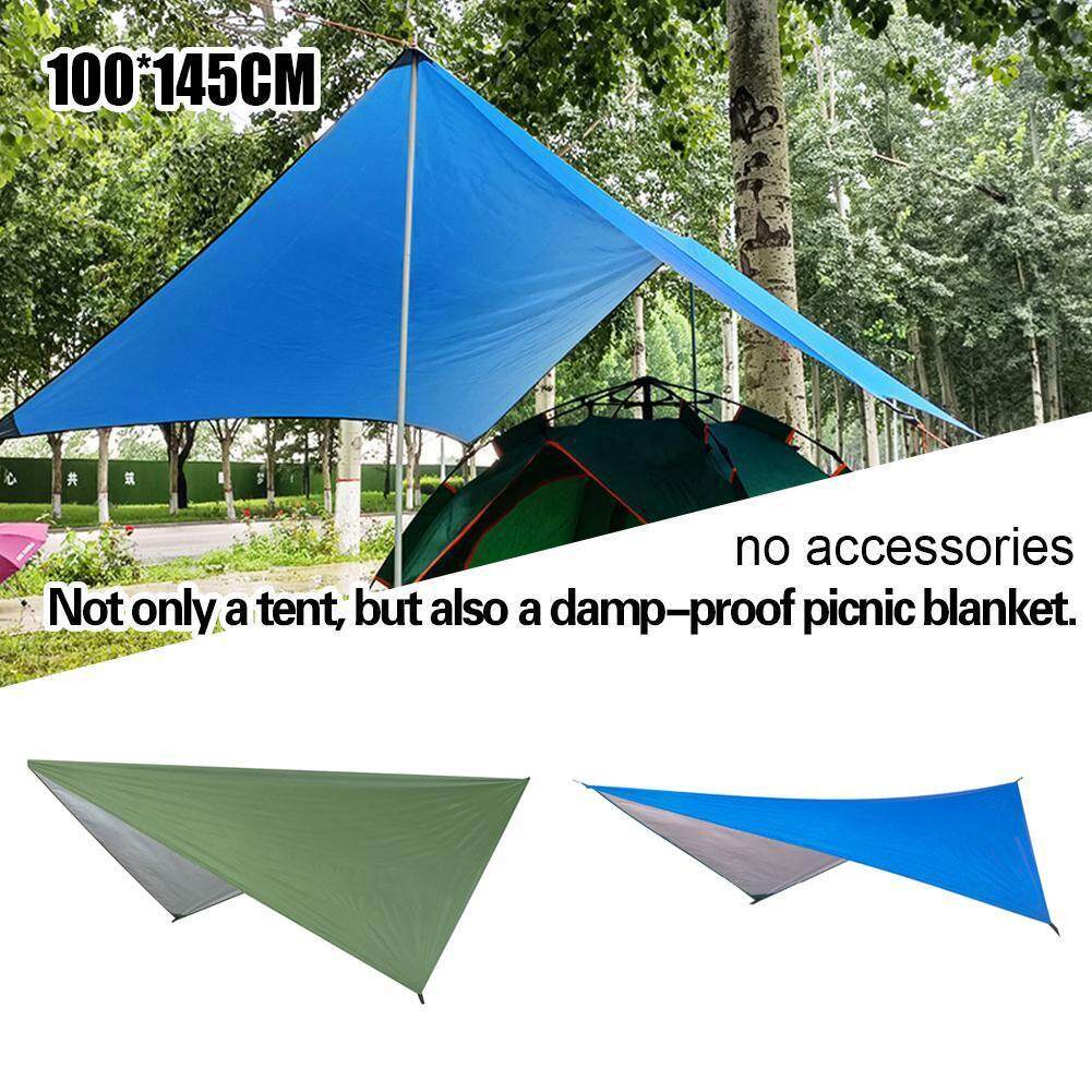 Camping Tarp Tent Tent Roof Outdoor Waterproof Portable Rain Tarp Fly ...