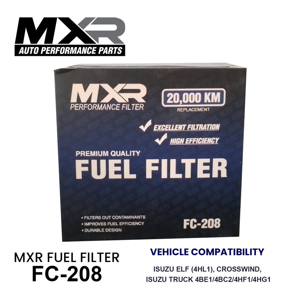 MXR FUEL FILTER FOR ISUZU ELF 4HL1 Shopee Philippines