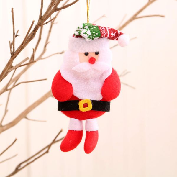 Christmas Hanging Ornament Wooden 3D Christmas Pendant Merry Christmas ...