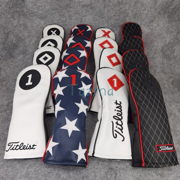 Titleist Branded Golf Club Driver Fairway Woods Hybrid Ut Headcover