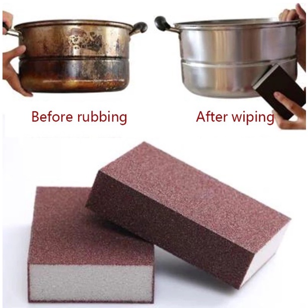Pot Clean Brush Magic Sponge Eraser Rust Remover Brush Dish Pot ...