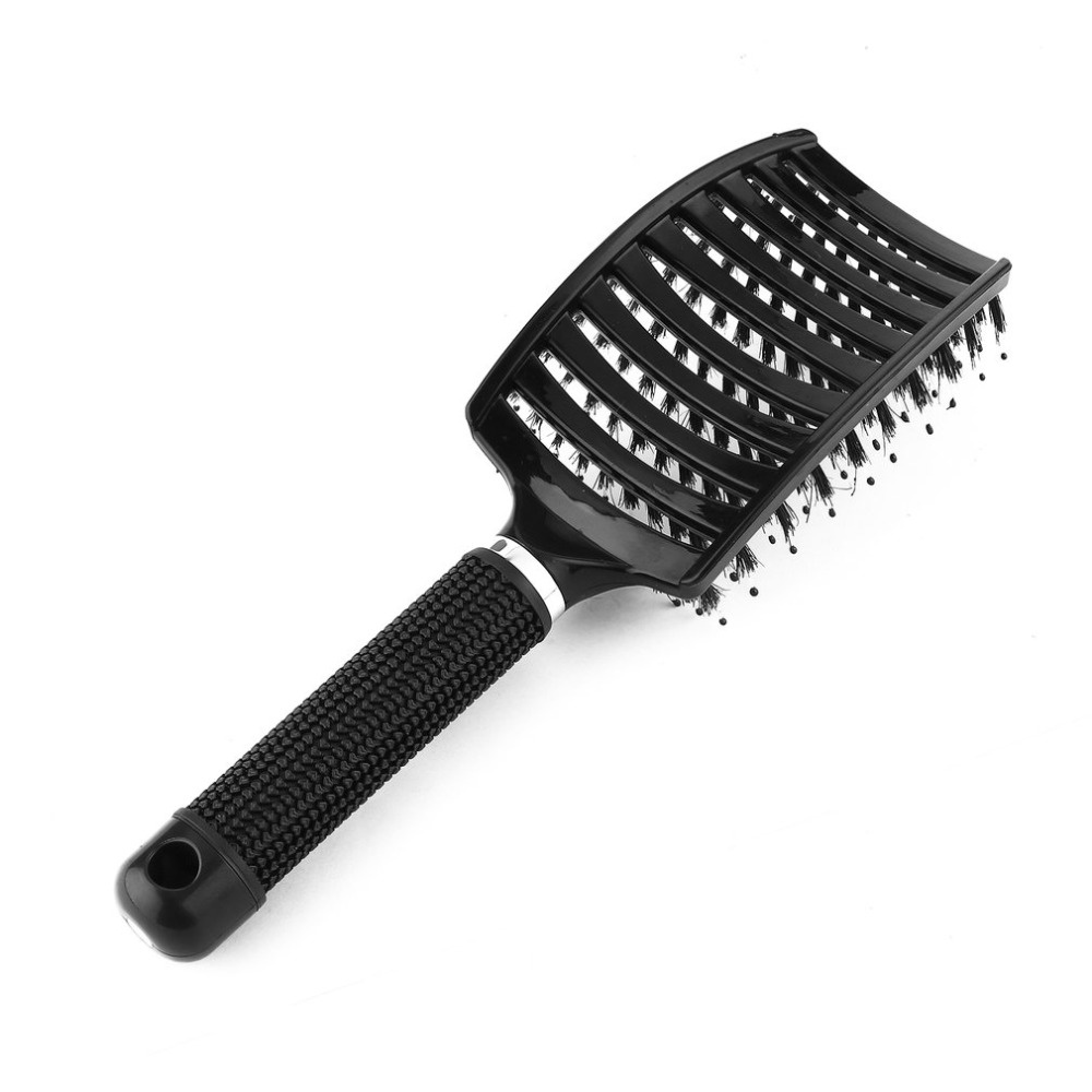 2021 Women Hair Scalp Massage Comb Bristle & Nylon Hairbrush Wet Curly