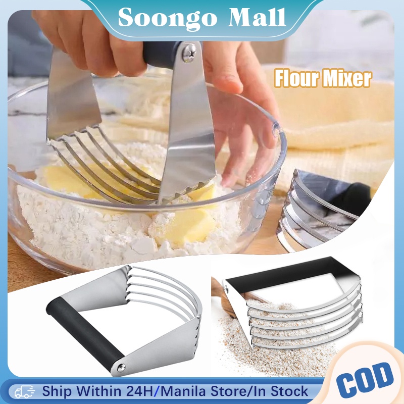 Dough Blender Manual Pastry Blender With Stainless Steel Blades Baking ...