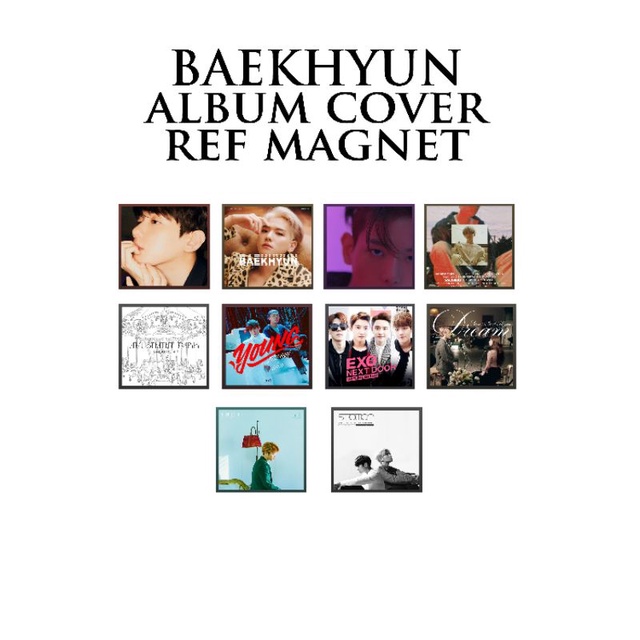 Exo Baekhyun Album Cover Ref Magnet Shopee Philippines