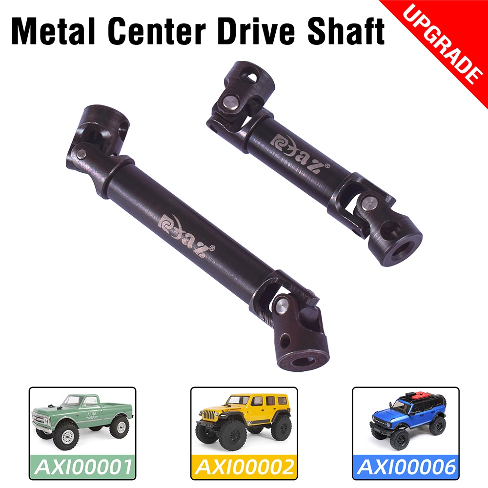 Metal Steel Center Drive Shaft for 1/24 RC Crawler Axial SCX24 Deadbolt