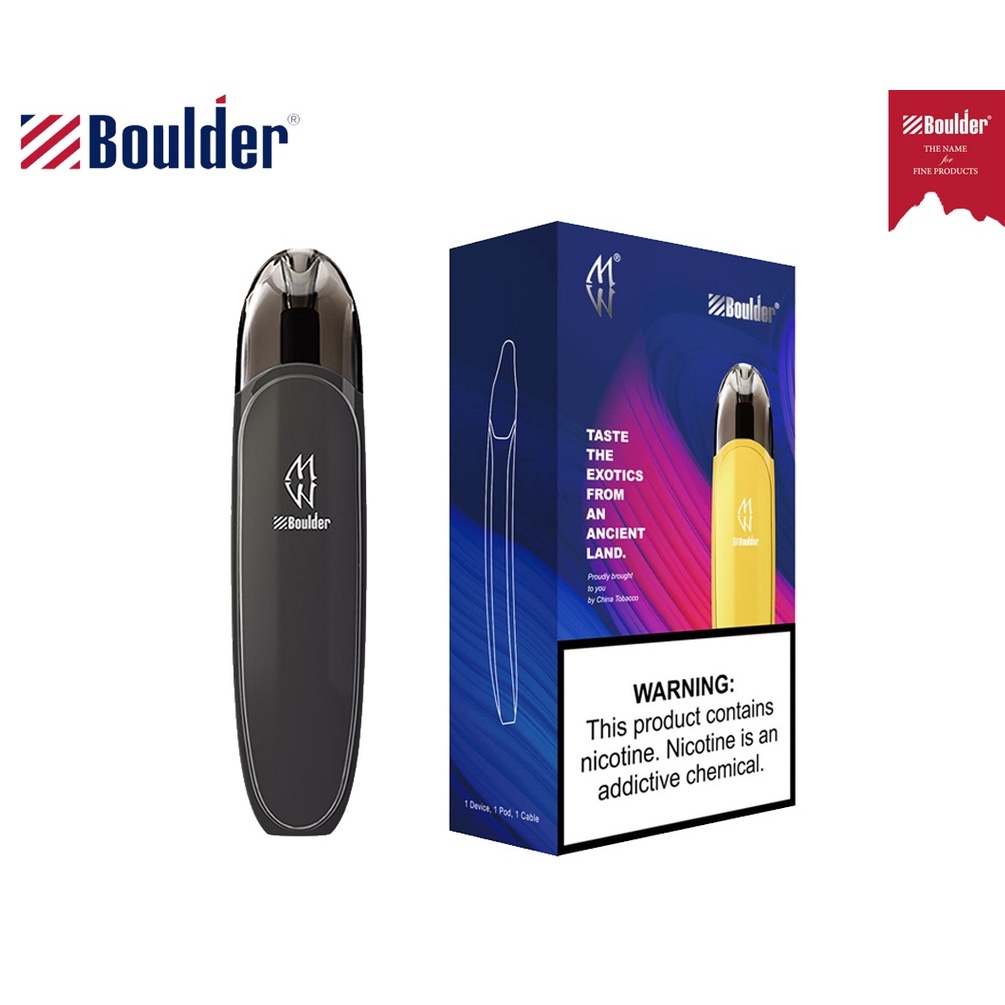 Boulder e vape ready to use complete vape set original with vape pods