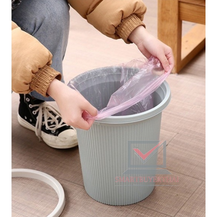 Portable Garbage Bag Black Roll Grade A Sticky Thick 75 Pieces Size 45 ...