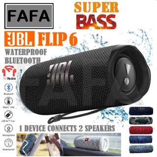 JBL Flip 6 Waterproof Wireless Bluetooth Speaker - Gray for sale