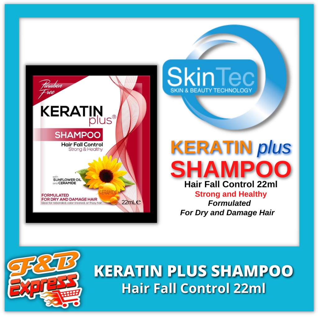 Keratin Plus Shampoo Hair Fall Control 22ml X 6pcs Shopee Philippines 1952