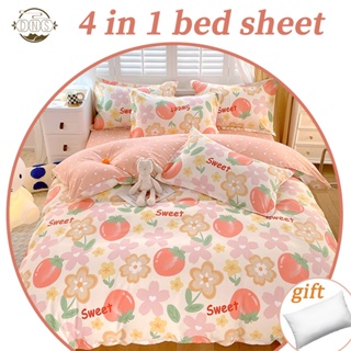 NEW 4in1 Premium 100% US Cottton Bedsheet Set YAYAMANIN Design LV