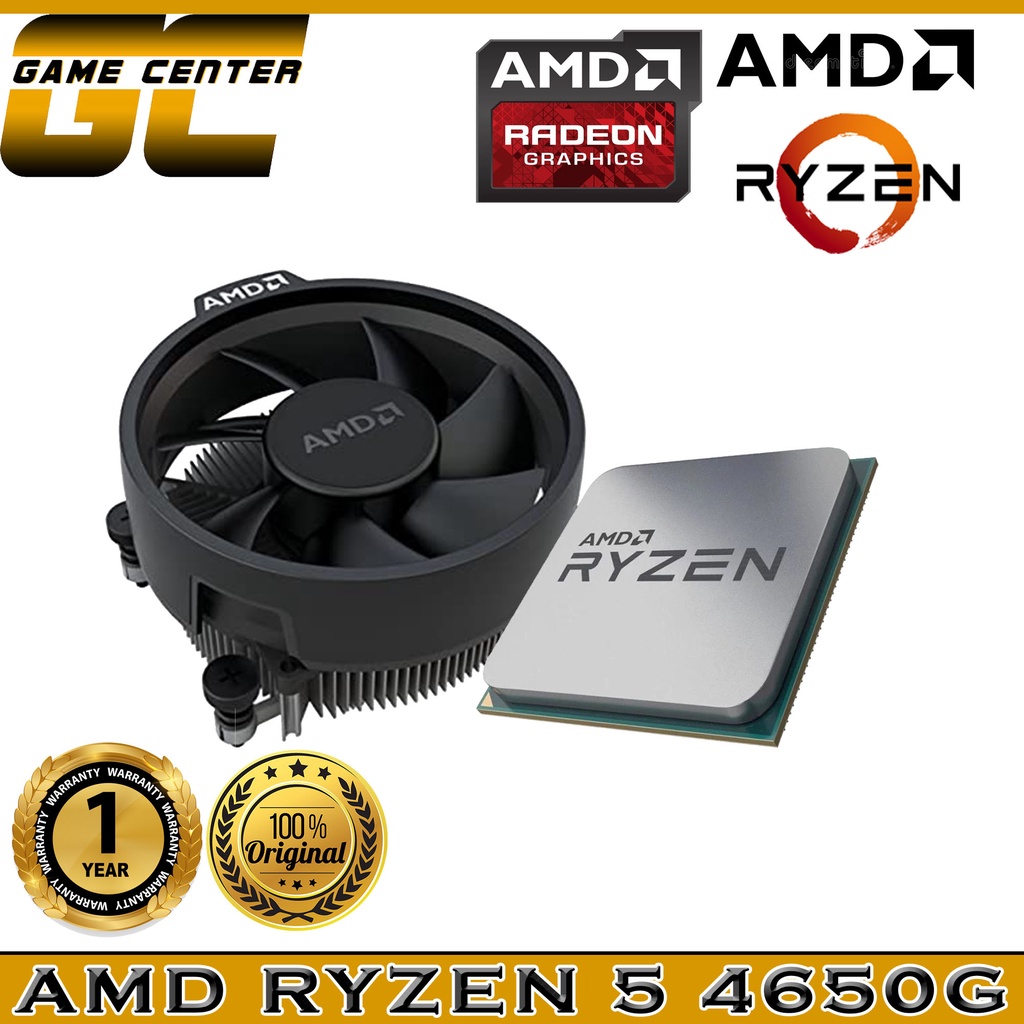 AMD Ryzen 5 PRO 4650G with Radeon Graphics 7 6cores , 12 Thread ...