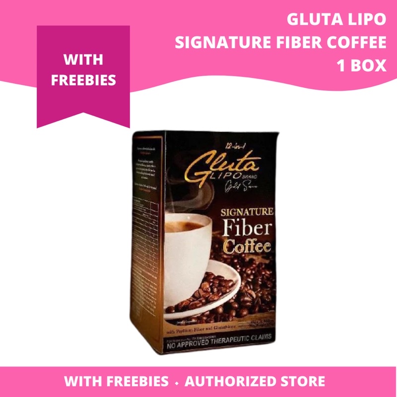 GLUTA LIPO FIBRER COFFEE Signature Gold Series | Shopee Philippines