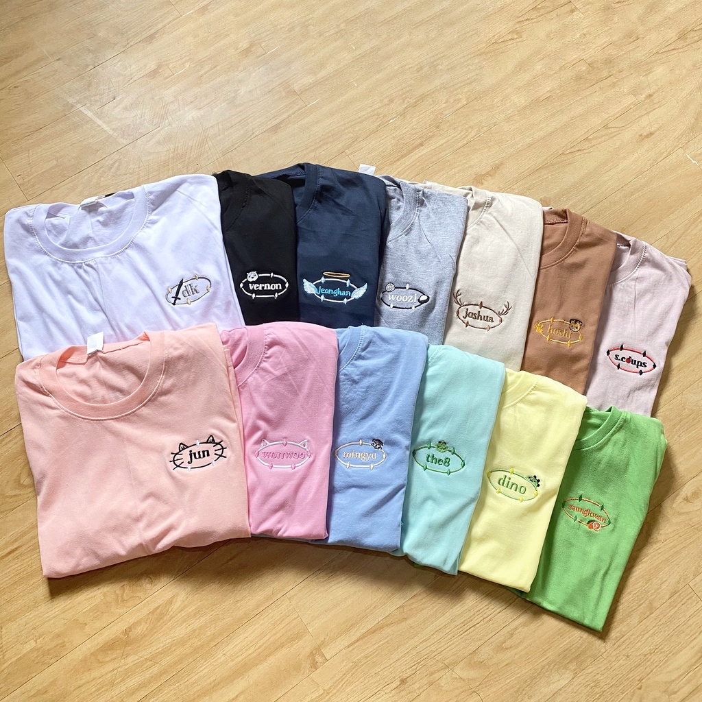 Seventeen Embroidered Shirt | Shopee Philippines