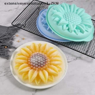 Silicone Cake Mold Charlotte Cake Baking Mould Sunflower Shape Toast Bread  Pastry Mousse Bakeware Kitchen Accessory DIY Tray