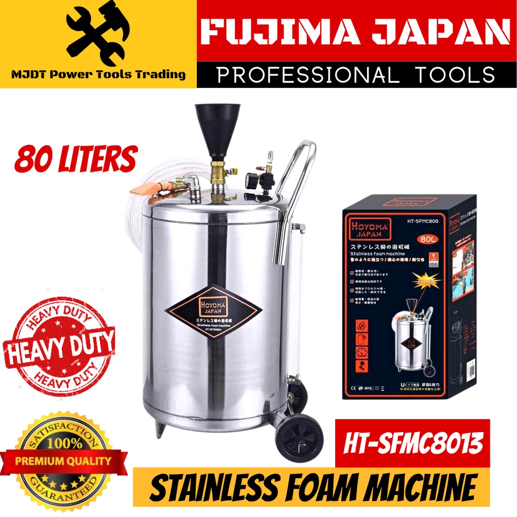 HOYOMA JAPAN FOAM WASH MACHINE WITH STAINLESS TANK 80 LITERS CAPACITY