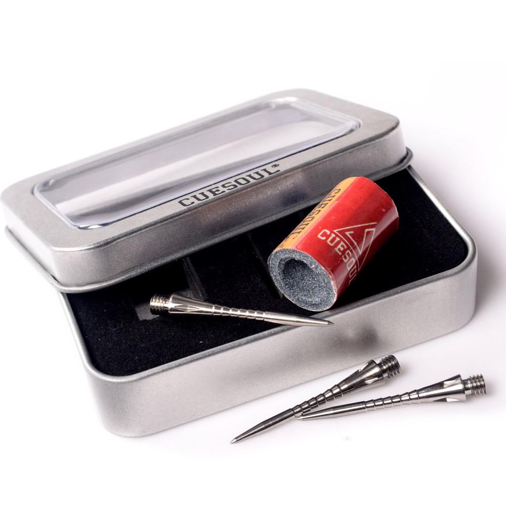 CUESOUL Titanium Grooved Conversion Dart Tip Point for Steel Tip Darts With Round Dart Point