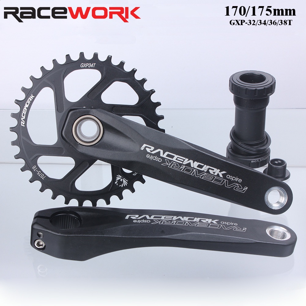 RACEWORK GXP Crank Set Mountain Bike Left & Right Crank XX1 Alloy MTB ...