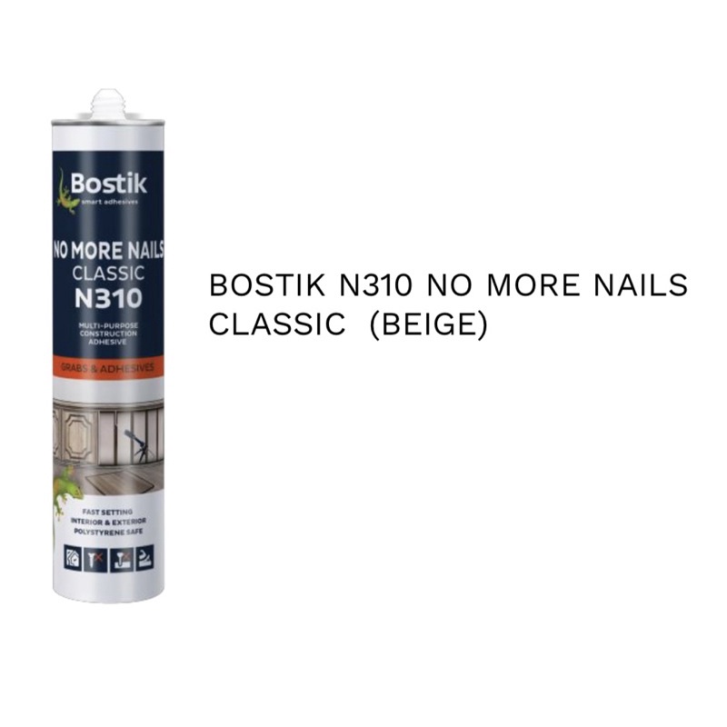 ONE BOX (320g x 20tube) BOSTIK N310 NO MORE NAILS CLASSIC | Shopee ...