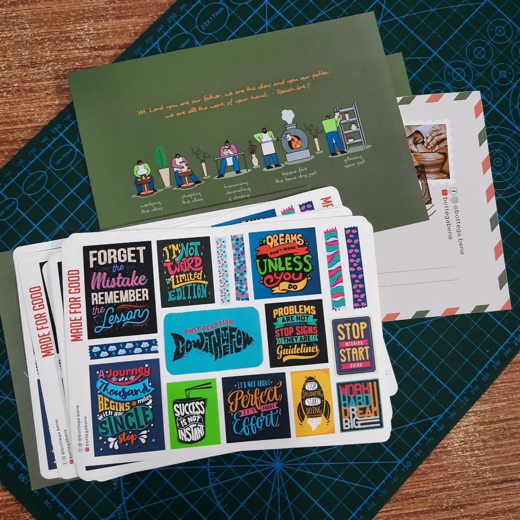 Made for Good motivational stickers Shopee Philippines