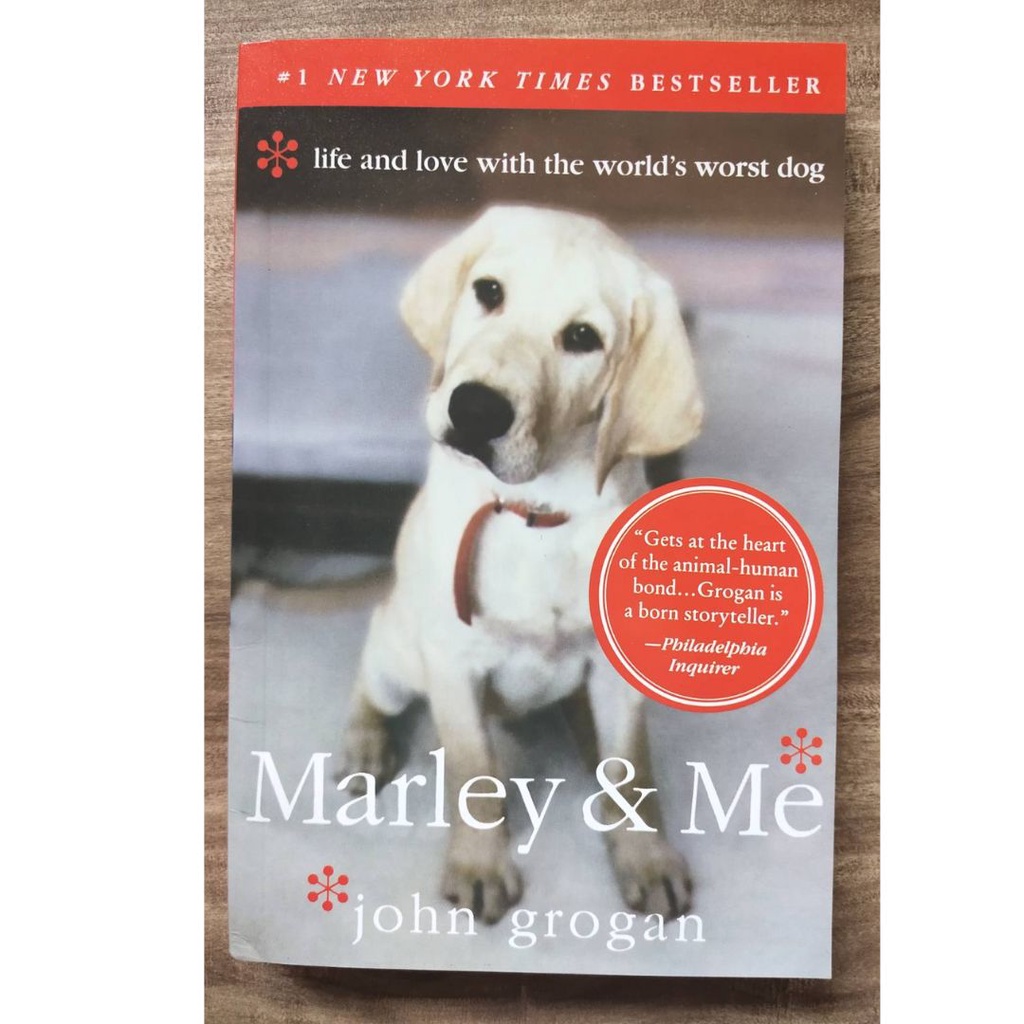 Marley and Me: Life and Love With the World's Worst Dog | Shopee ...