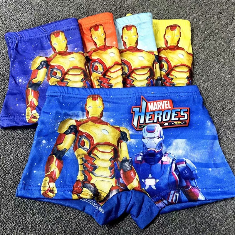 3pcs Disney Spiderman Children's Underwear Boys Panties Marvel Anime