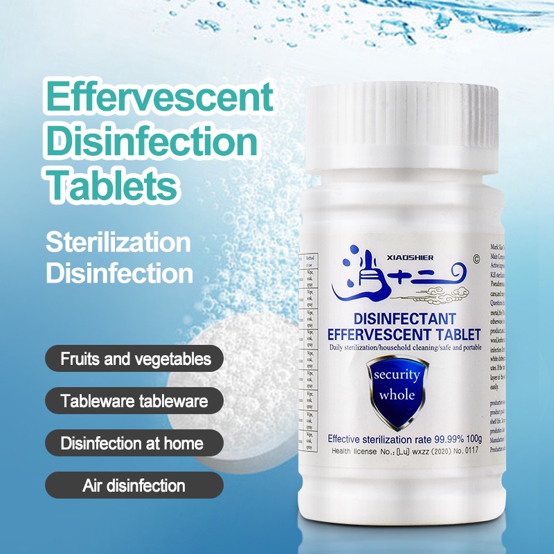 Disinfection Tablets Chlorine Sterilization Disinfection Effervescent