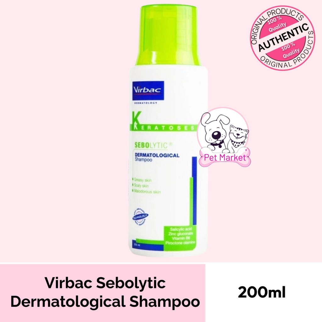 VIRBAC SEBOLYTIC DERMATOLOGICAL SHAMPOO 200ml Shopee Philippines