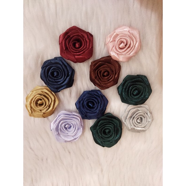 Flower Rose Ribbon For Your Design Motif (Please Send me your color ...