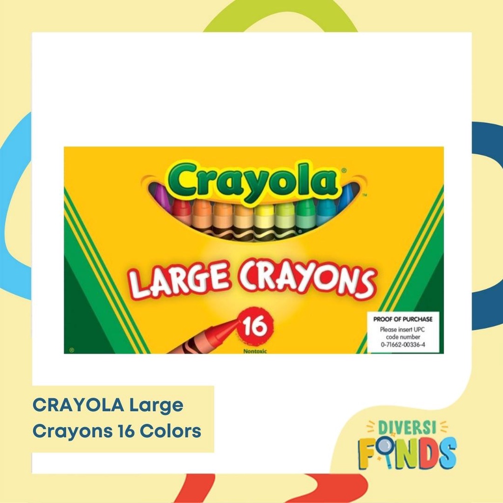Crayola Jumbo Crayons 16/Pkg 71662103903