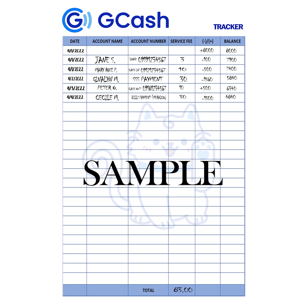 Gcash Transaction Historytracker Shopee Philippines 5839