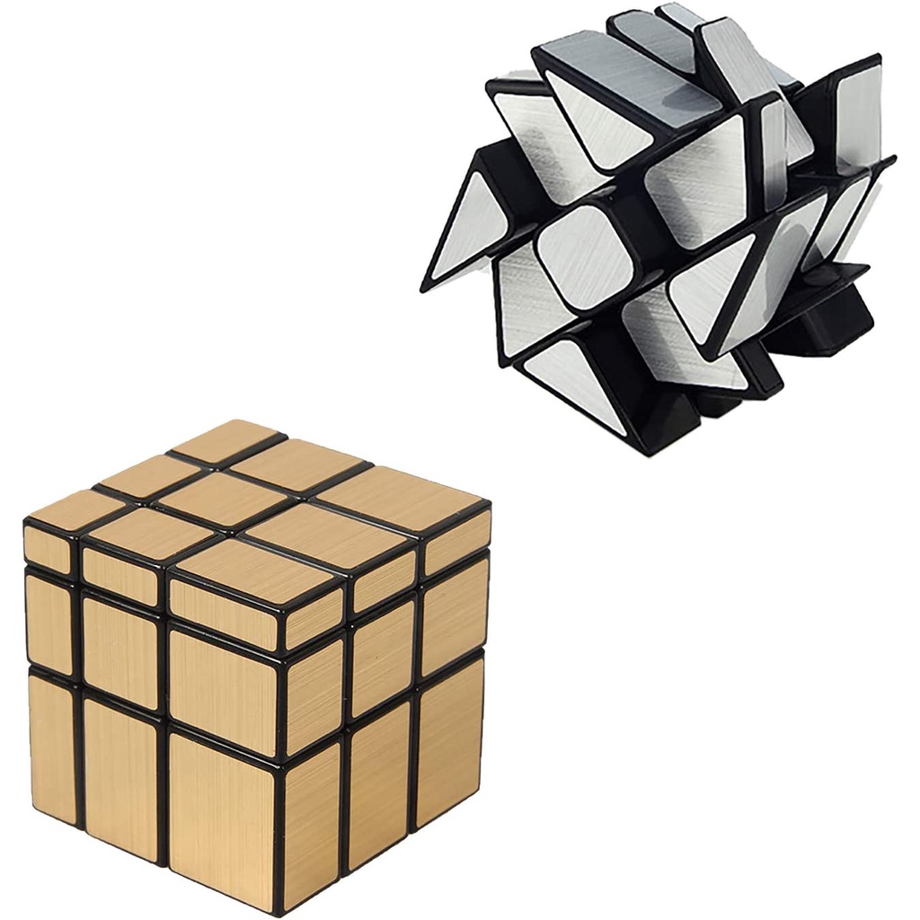 Qiyi Mirror Speed Cube Set Magic Pack Of 2 Dysmorphism Rubiks Cube