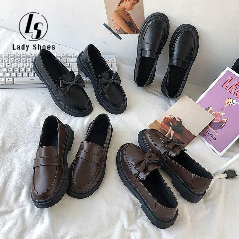 Japanese school shoes black for women JK Mary Jane 2022 Spring new uniform female British style