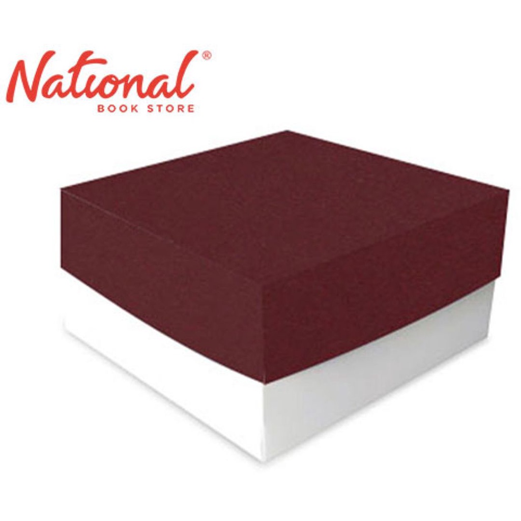 BossBox Plain Colored Gift Box 5S Carmine S2 6x6x3 inches 3028479 ...