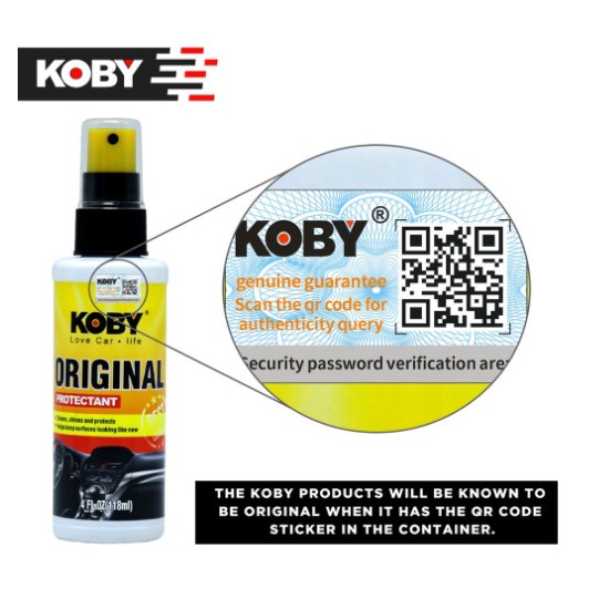 Koby Original Protectant Spray Original 118 ml | Shopee Philippines