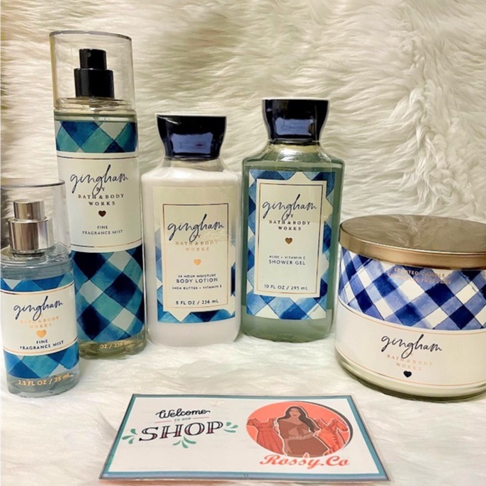 Bath & Body Works BBW- GINGHAM from USA! | Shopee Philippines