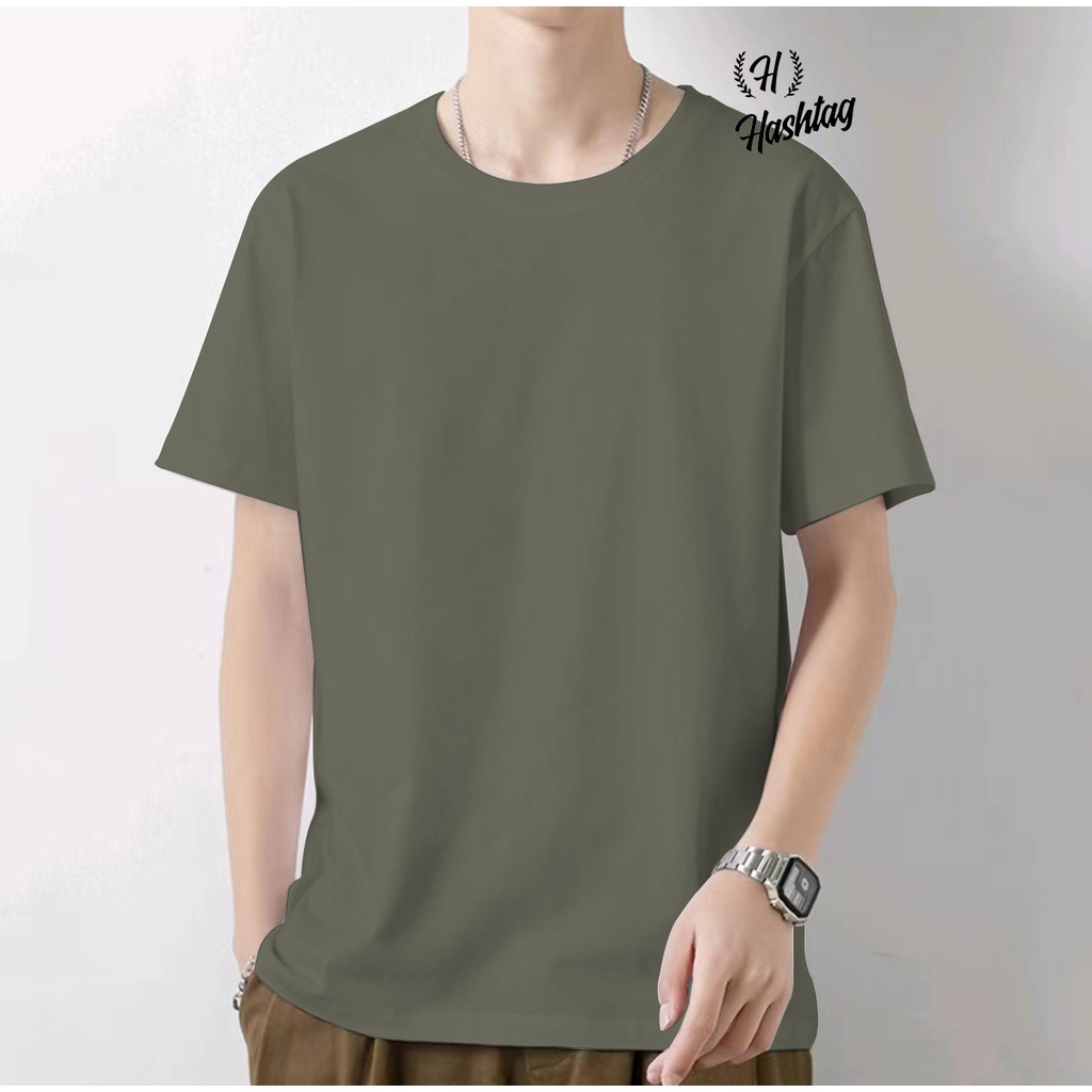 Plain Tshirt for men High quality Cotton 12 colors Men tshirt Fashion