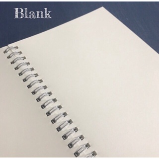 NPR005] A5/B5/A4 Minimalist Transparent Cover with Spring Binder Notebook