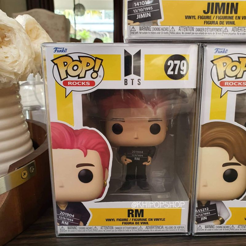 On Hand Funko Pop Bts Butter Boss Protector Included Rm Jin Suga