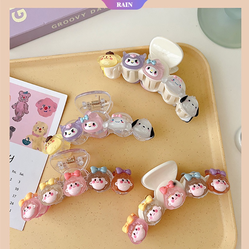 New Anime Acrylic Hair Claws Crab Clamps Claw Clips Women Girls Cartoon ...