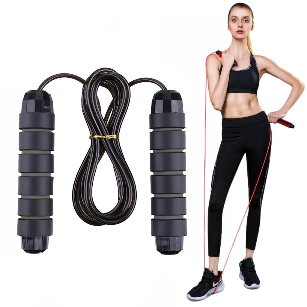 Anywhere Fitness Tangle-free Steel Wire Adjustable Skipping Rope Jump ...